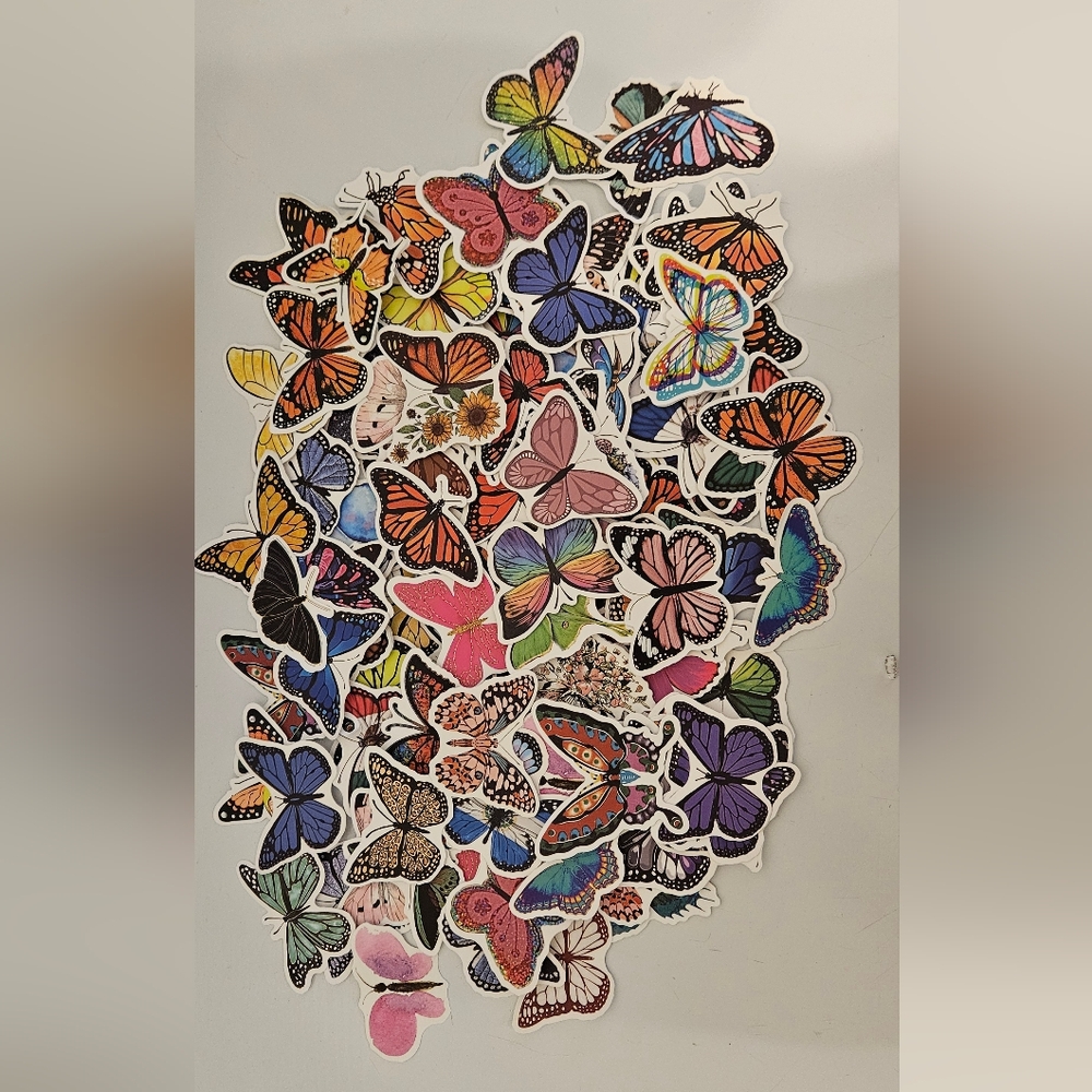 Colorful Butterfly Sticker Set